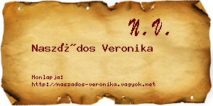 Naszádos Veronika névjegykártya